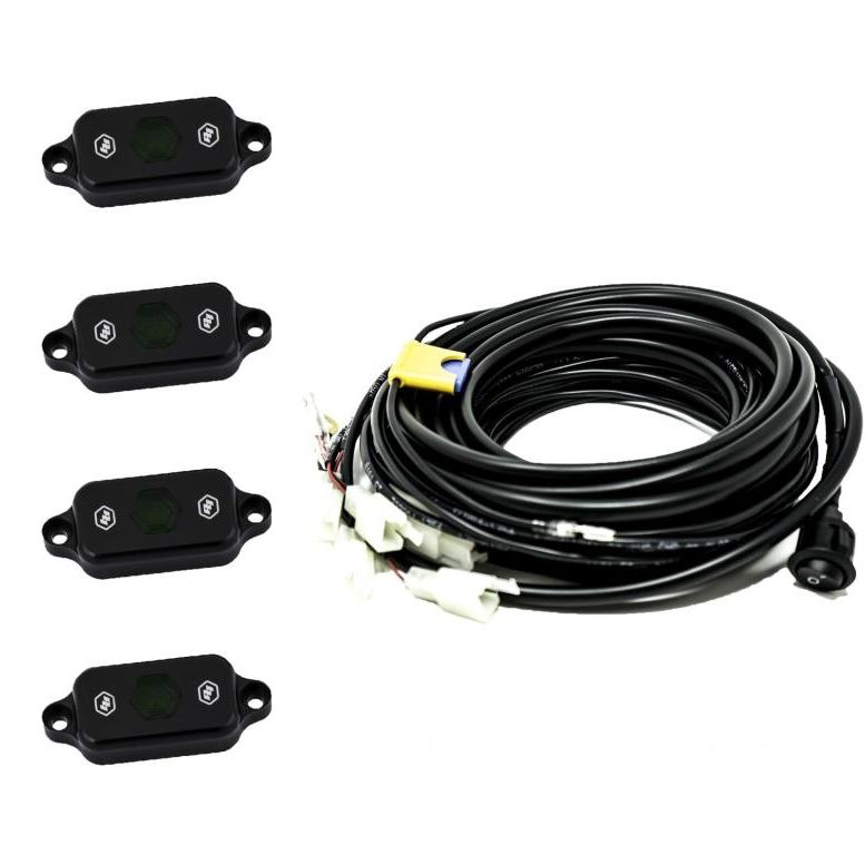 Baja Designs 447057 - BAJ447057 - Baja Designs Universal Green Rock Light Kit - Shipped in Europe - Tuningsupply.com