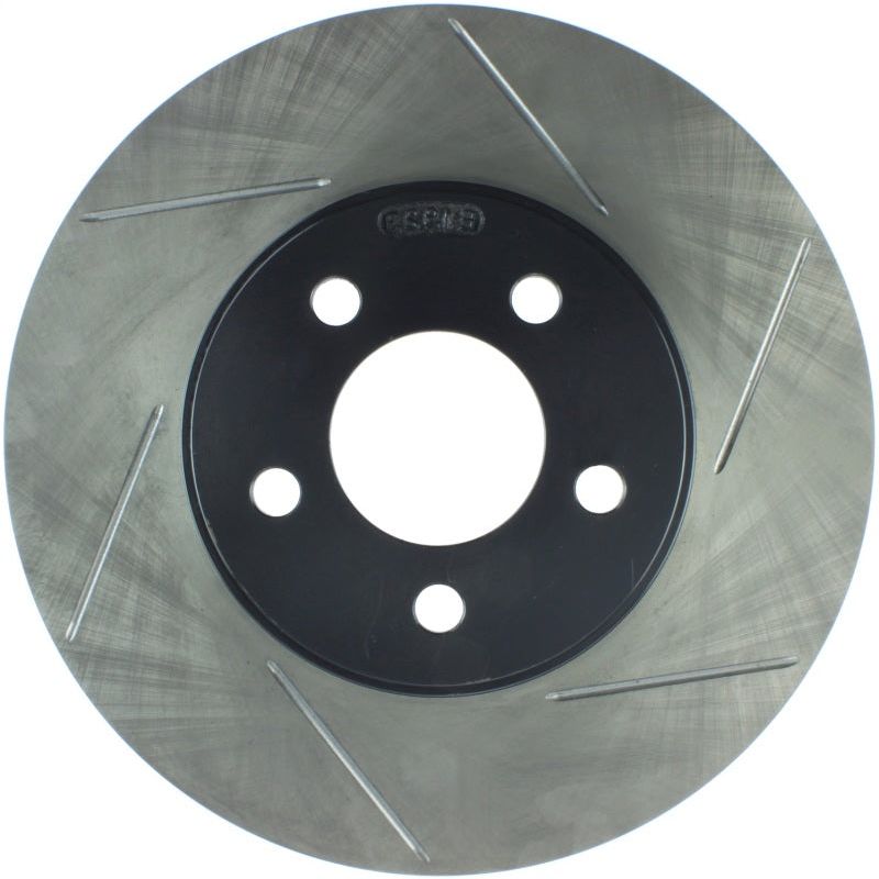 Stoptech 126.61072SL - STO126.61072SL - StopTech Power Slot 03-08 Crown Victoria/Grand Marquis/Lincoln Town Car Front Left Slotted Rotor - Shipped in Europe - Tuningsupply.com