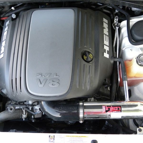 Injen PF5061P - INJPF5061P - Injen 09-14 Dodge Challenger Hemi 5.7L V8 SRT-8 6.1L 5.7L V8 Polished Power-Flow Air - Shipped in Europe - Tuningsupply.com