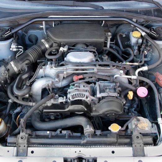 Perrin Performance PSP-SUS-052BK - PERPSP-SUS-052BK - PERRIN 02-07 Subaru WRX/STi/Impreza / 04-08 Forester Front Strut Brace - Black - Shipped in Europe - Tuningsupply.com