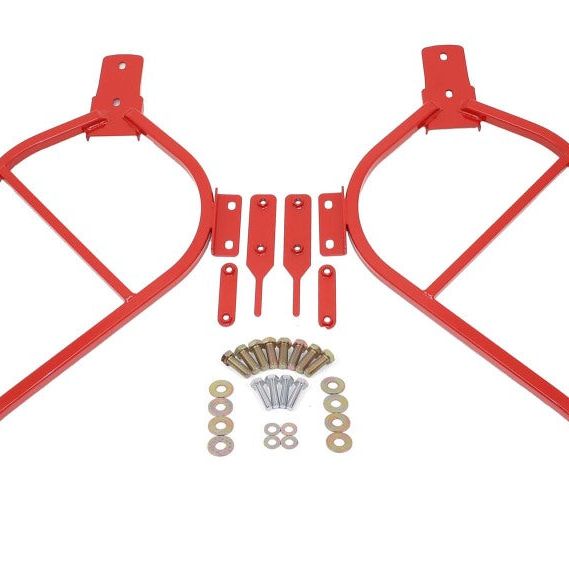 BMR Suspension SFC013R - BMRSFC013R - BMR 14-17 Chevy SS Sedan Bolt-On Subframe Connectors - Red - Shipped in Europe - Tuningsupply.com