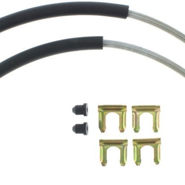 Stoptech 950.61010 - STO950.61010 - StopTech 07-09 Mazdaspeed3 / 04-07 Mazda 3 Stainless Steel Front Brake Lines - Shipped in Europe - Tuningsupply.com