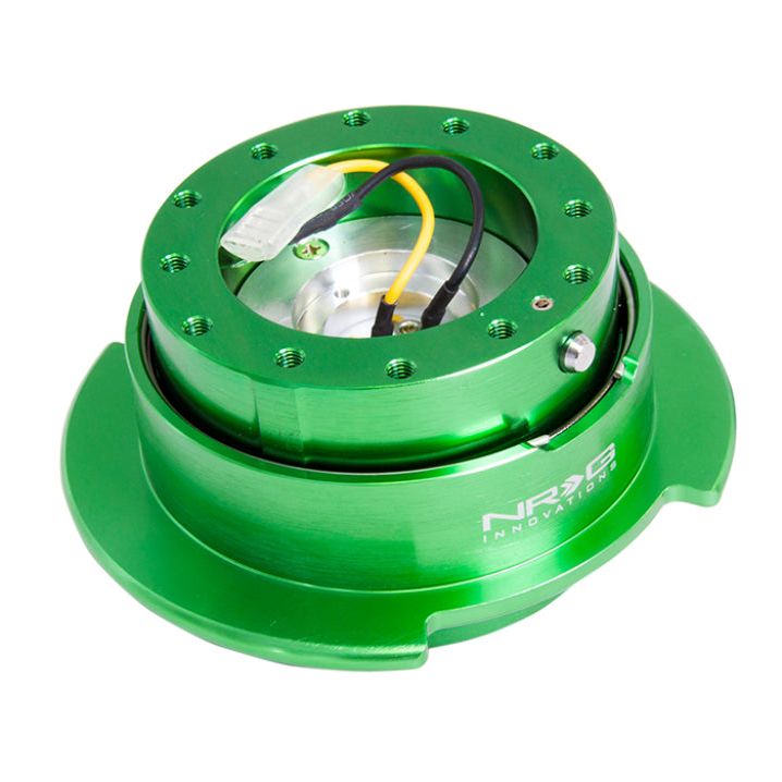 NRG SRK-250GN - NRGSRK-250GN - NRG Quick Release Kit Gen 2.5 - Green Body / Titanium Chrome Ring - Shipped in Europe - Tuningsupply.com