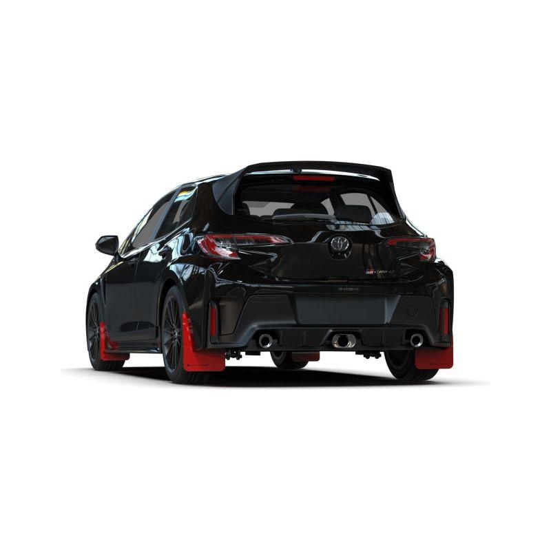 Rally Armor MF89-UR-RD-WH - RALMF89-UR-RD-WH - Rally Armor 23-25 Toyota GR Corolla Red UR Mud Flap w/White Logo - Shipped in Europe - Tuningsupply.com
