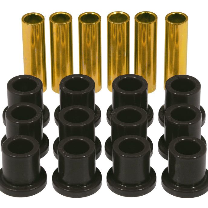 Prothane 6-1001-BL - PRO6-1001-BL - Prothane 57-72 Ford F100/F150 Rear Spring & Shackle Bushings - Black - Shipped in Europe - Tuningsupply.com