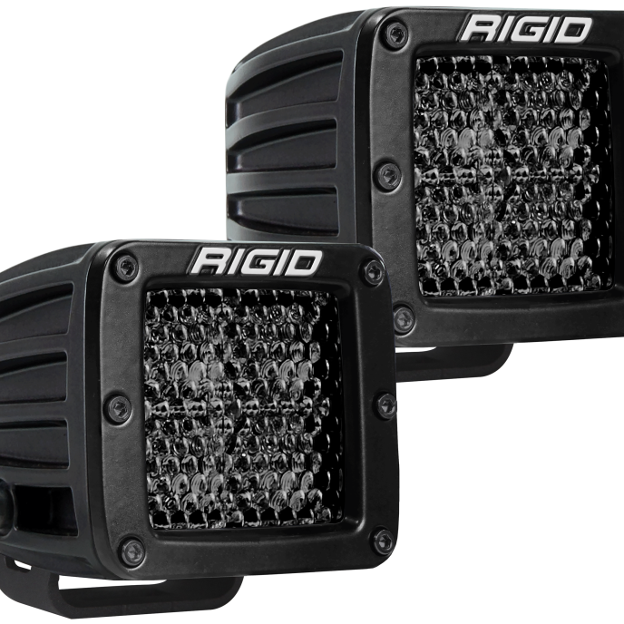 Rigid Industries 202513BLK - RIG202513BLK - Rigid Industries D Series PRO Midnight Edition - Spot - Diffused - Pair - Shipped in Europe - Tuningsupply.com
