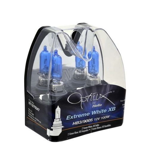 Hella LAH71070347 - HELLAH71070347 - Hella HB3 9005 12V 100W Xenon White XB Bulb (Pair) - Shipped in Europe - Tuningsupply.com