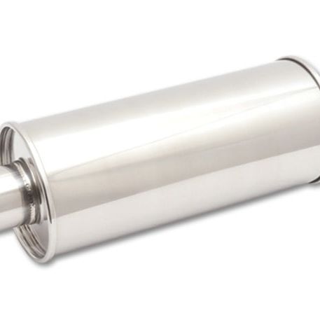 Vibrant 1118 - VIB1118 - Vibrant StreetPower Round Muff 5in x 9in x 14in long body 2.5in in I.D. x 2.5in out Center-Center - Shipped in Europe - Tuningsupply.com