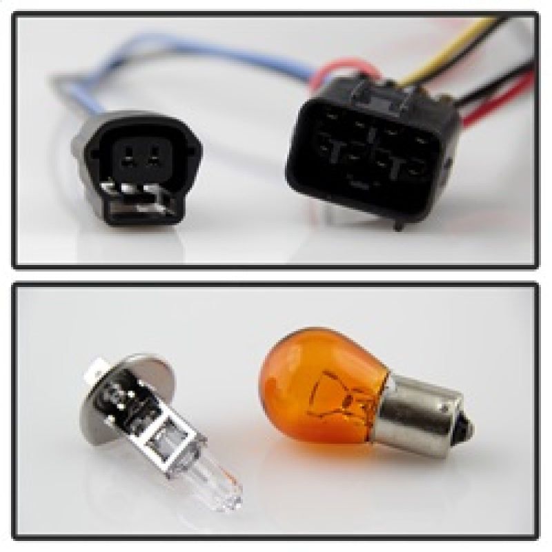 SPYDER 5083913 - SPY5083913 - Spyder Subaru WRX 06-07 Projector Headlights - HID Model Only - Black PRO-YD-SWRX06-HID-LBDRL-BK - Shipped in Europe - Tuningsupply.com