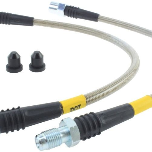 Stoptech 950.35504 - STO950.35504 - StopTech 08-12 Mercedes C350 / 03-12 Mercedes SL550 Stainless Steel Rear Brake Lines - Shipped in Europe - Tuningsupply.com