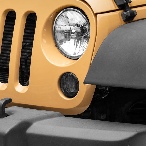 Raxiom J127017 - RAXJ127017 - Raxiom 07-18 Jeep Wrangler JK Axial Series LED Turn Signals w/ Halo (Smoked) - Shipped in Europe - Tuningsupply.com