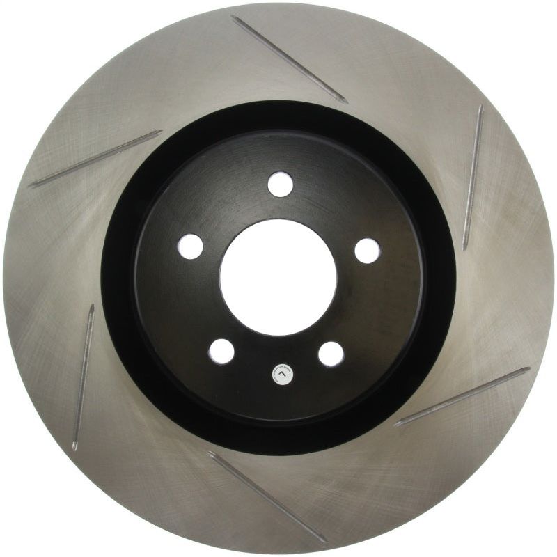 Stoptech 126.61089SL - STO126.61089SL - StopTech Power Slot 07-10 Ford Mustang Shelby Front Left Slotted Rotor - Shipped in Europe - Tuningsupply.com