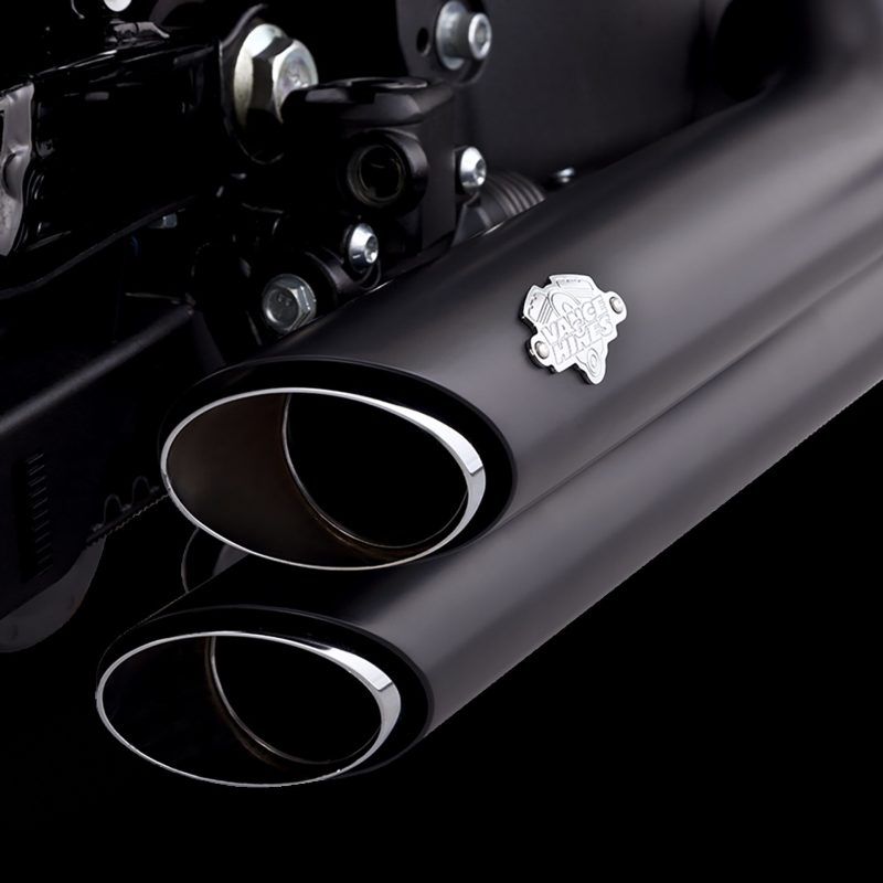 Vance and Hines 47329 - VAH47329 - Vance & Hines HD Sportster 14-22 Shortshots Staggered Black Full System Exhaust - Shipped in Europe - Tuningsupply.com