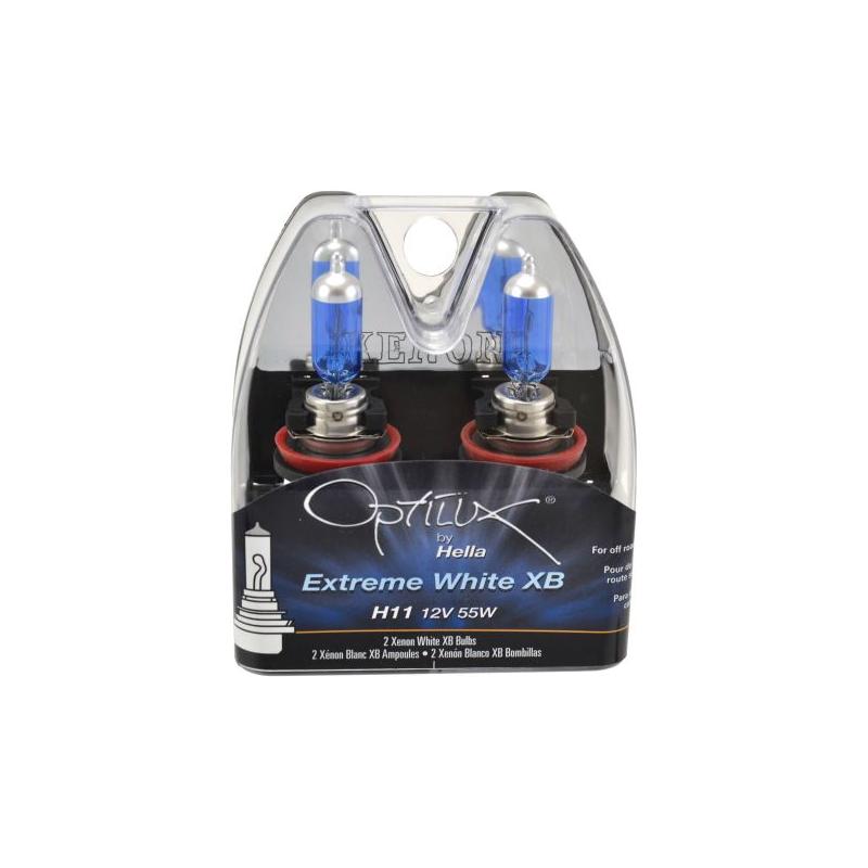 Hella LAH71071262 - HELLAH71071262 - Hella H11 12V 55W Xenon White XB Bulb (Pair) - Shipped in Europe - Tuningsupply.com