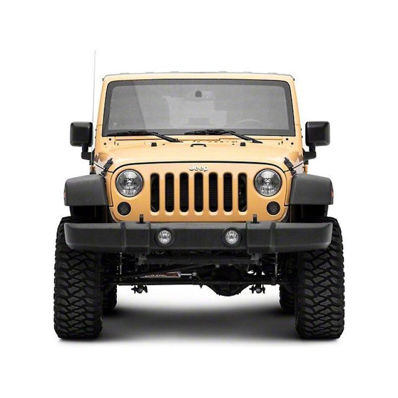 Raxiom J127017 - RAXJ127017 - Raxiom 07-18 Jeep Wrangler JK Axial Series LED Turn Signals w/ Halo (Smoked) - Shipped in Europe - Tuningsupply.com