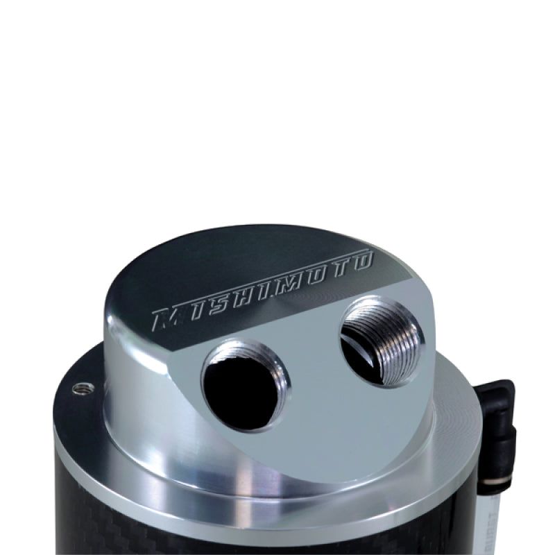 Mishimoto MMOCC-CF - MISMMOCC-CF - Mishimoto Carbon Fiber Oil Catch Can 10mm Fittings - Shipped in Europe - Tuningsupply.com