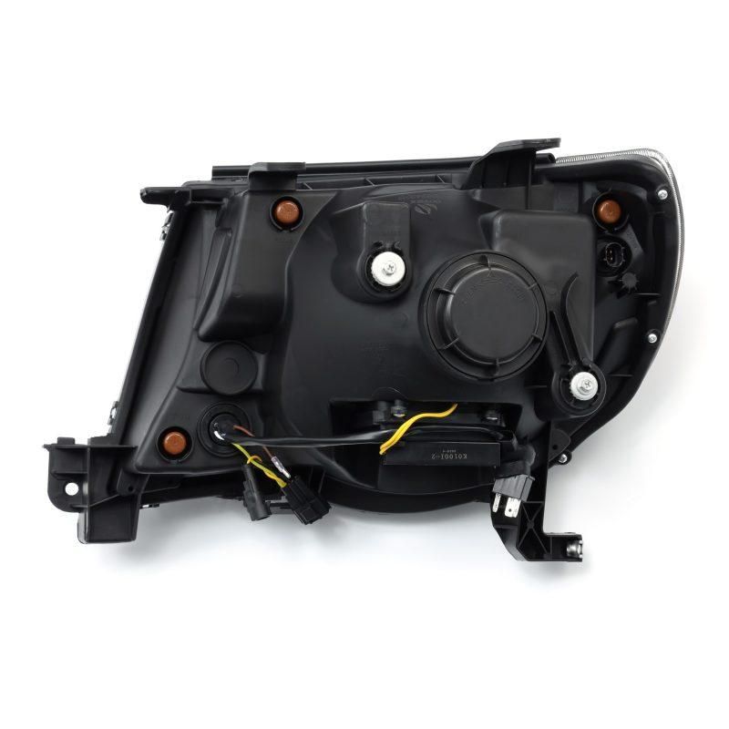AlphaRex 880739 - ARX880739 - AlphaRex 05-11 Toyota Tacoma LUXX LED Projector Headlights Plank Style Alpha Black w/Activ Light/DRL - Shipped in Europe - Tuningsupply.com
