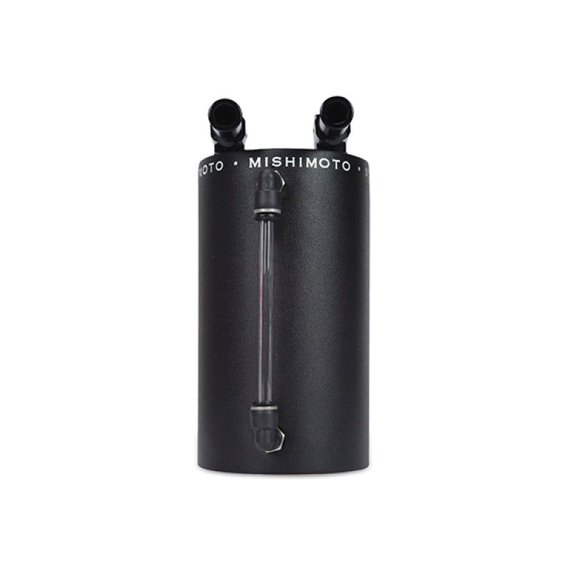 Mishimoto MMOCC-LAWBK - MISMMOCC-LAWBK - Mishimoto Large Aluminum Oil Catch Can - Wrinkle Black - Shipped in Europe - Tuningsupply.com