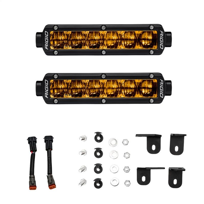 Rigid Industries 37201 - RIG37201 - Rigid Industries 2022+ Toyota Tundra 6in SR-Series Selective Yellow Fog Light Kit - Shipped in Europe - Tuningsupply.com