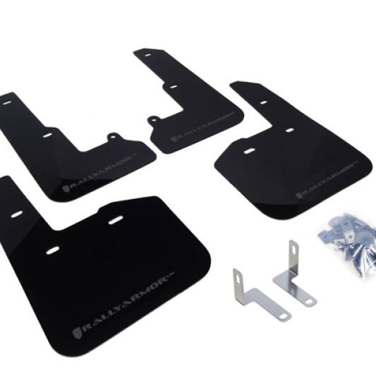 Rally Armor MF34-UR-BLK/GRY - RALMF34-UR-BLK/GRY - Rally Armor 15-19 Subaru Legacy Black UR Mud Flap w/ Grey Logo - Shipped in Europe - Tuningsupply.com