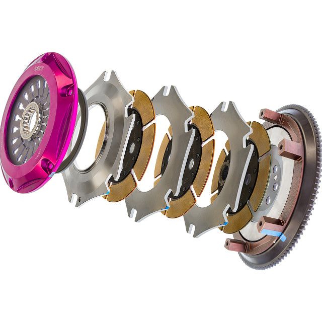 Exedy MM023HR - EXEMM023HR - Exedy 1996-1996 Mitsubishi Lancer Evolution IV L4 Hyper Triple Cerametallic Clutch Rigid Pull Type - Shipped in Europe - Tuningsupply.com