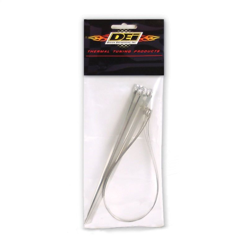 DEI 10205 - DEI10205 - DEI Stainless Steel Locking Tie Eight 8in and Four 14in per pack - Shipped in Europe - Tuningsupply.com