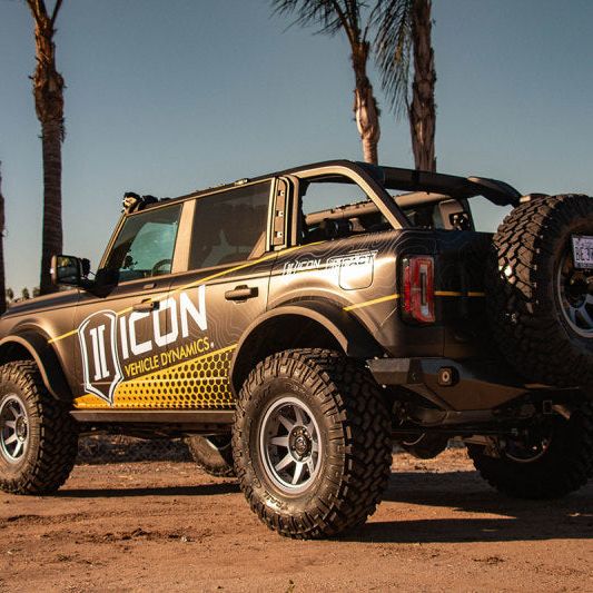 ICON 44100 - ICO44100 - ICON 2021+ Ford Bronco Billet Rear Upper Adjustable Link Kit - Shipped in Europe - Tuningsupply.com