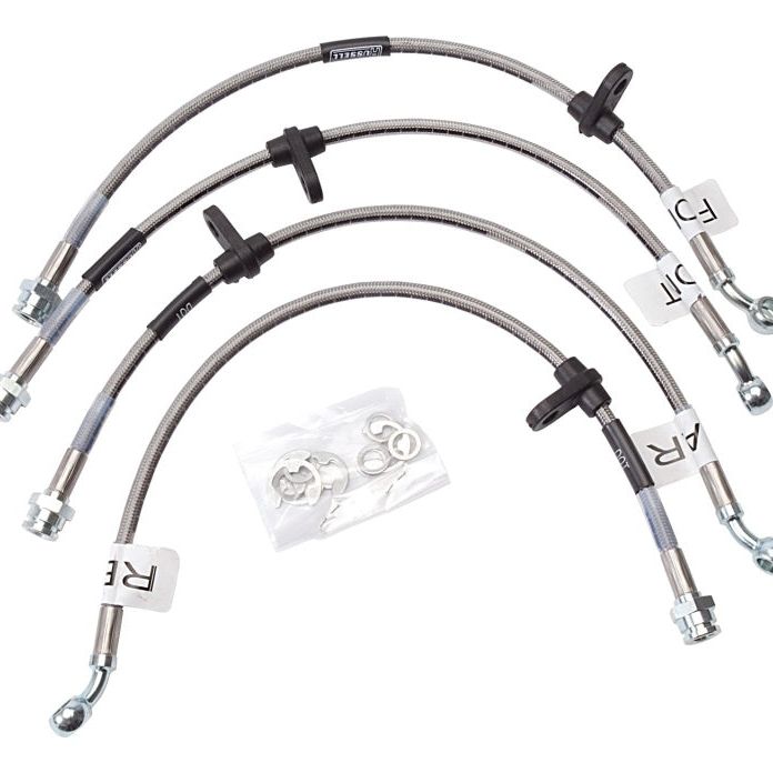 Russell 684510 - RUS684510 - Russell Performance 99-02 Honda Civic Coupe Si Brake Line Kit - Shipped in Europe - Tuningsupply.com