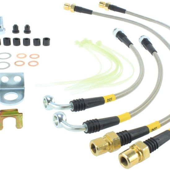 Stoptech 950.61516 - STO950.61516 - StopTech 12-14 Ford Raptor Stainless Steel Rear Brake Lines - Shipped in Europe - Tuningsupply.com