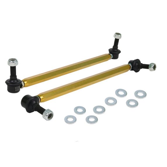Whiteline KLC201 - WHLKLC201 - Whiteline 10-16 Hyundai Genesis Coupe Front Sway Bar Links - Shipped in Europe - Tuningsupply.com
