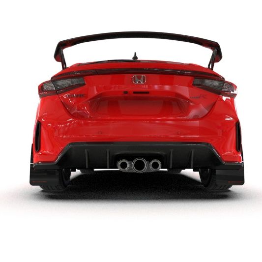 Rally Armor MF97-UR-RD-BLK - RALMF97-UR-RD-BLK - Rally Armor 23-25 Honda Civic Type R Red Mud Flap Black Logo - Shipped in Europe - Tuningsupply.com