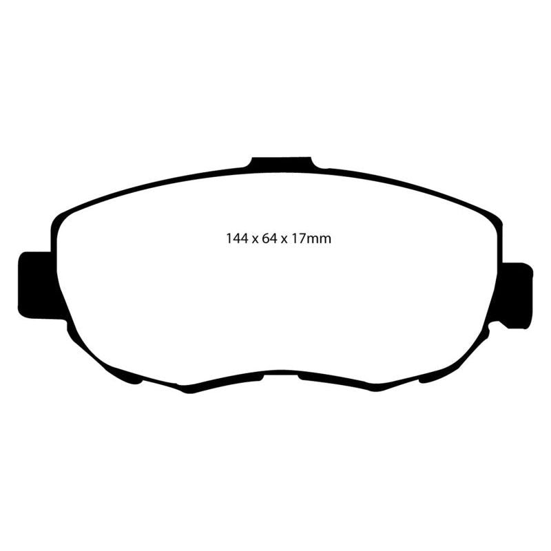 EBC DP41223R - EBCDP41223R - EBC 93-97 Lexus GS300 3.0 Yellowstuff Front Brake Pads - Shipped in Europe - Tuningsupply.com