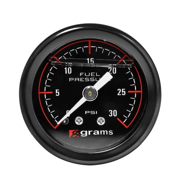 Grams Performance G2-99-0030 - GRPG2-99-0030 - Grams Performance 0-30 PSI Fuel Pressure Gauge - Shipped in Europe - Tuningsupply.com