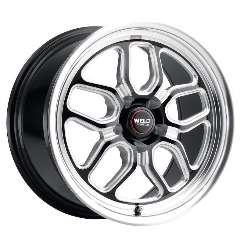 Weld S15270045P40 - WELS15270045P40 - Weld Racing 17x10 Laguna Drag 5x112 ET40 BS7.1 Gloss BLK MIL DIA 78.1 - Shipped in Europe - Tuningsupply.com