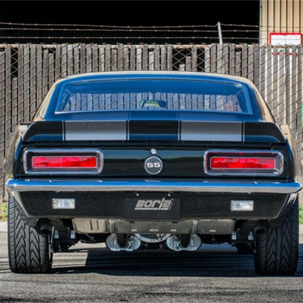 Borla 400852 - BOR400852 - Borla CrateMuffler BBC 396/402/427 ATAK 2.5 inch ID Offset/Center 14in x 4.35in x 9in Oval Muffler - Shipped in Europe - Tuningsupply.com