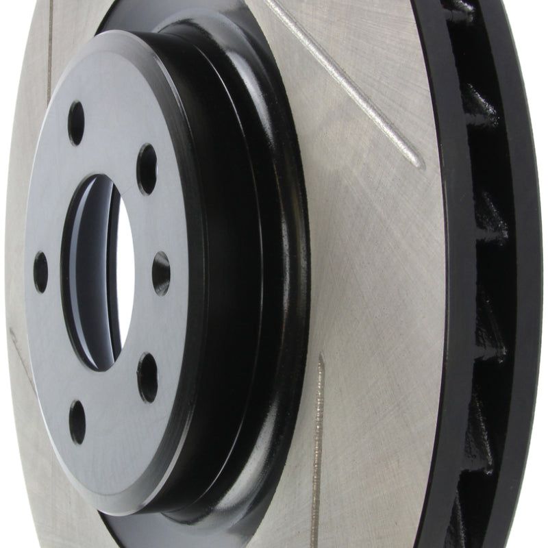 Stoptech 126.33124SR - STO126.33124SR - StopTech Power Slot 10-6/11 Audi S4 / 08-11 S5 Front Right Slotted Rotor - Shipped in Europe - Tuningsupply.com
