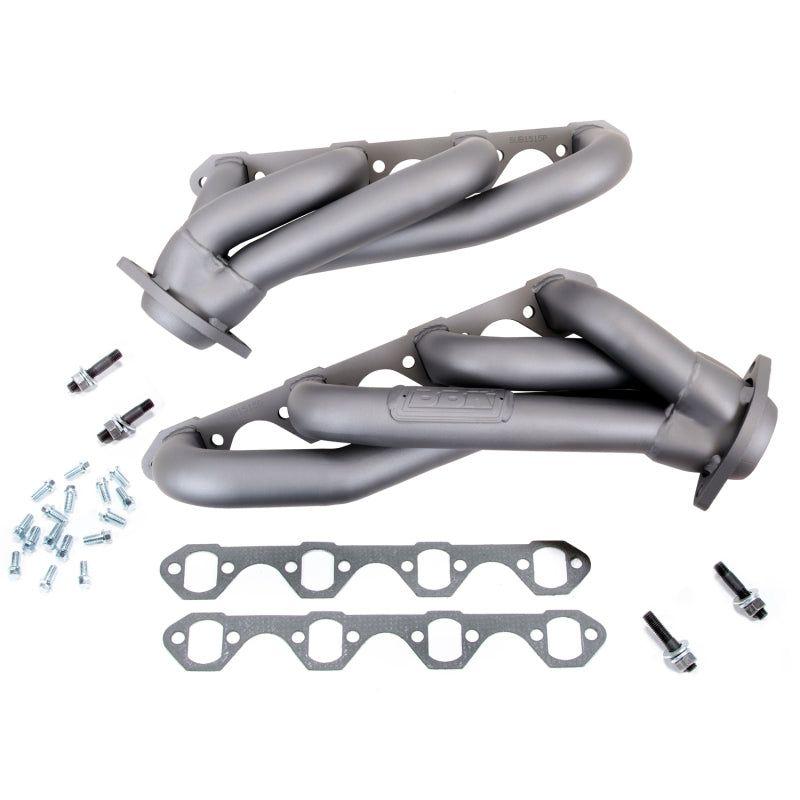 BBK 1515 - BBK1515 - BBK 79-93 Mustang 5.0 Shorty Unequal Length Exhaust Headers - 1-5/8 Titanium Ceramic - Shipped in Europe - Tuningsupply.com