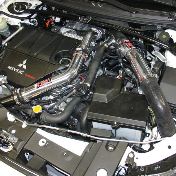 Injen SP1837BLK - INJSP1837BLK - Injen 2009 Lancer Ralliart 2.0L Turbo 4 Cyl. (will not fit vehicles with fog lights) Black Cold Air - Shipped in Europe - Tuningsupply.com