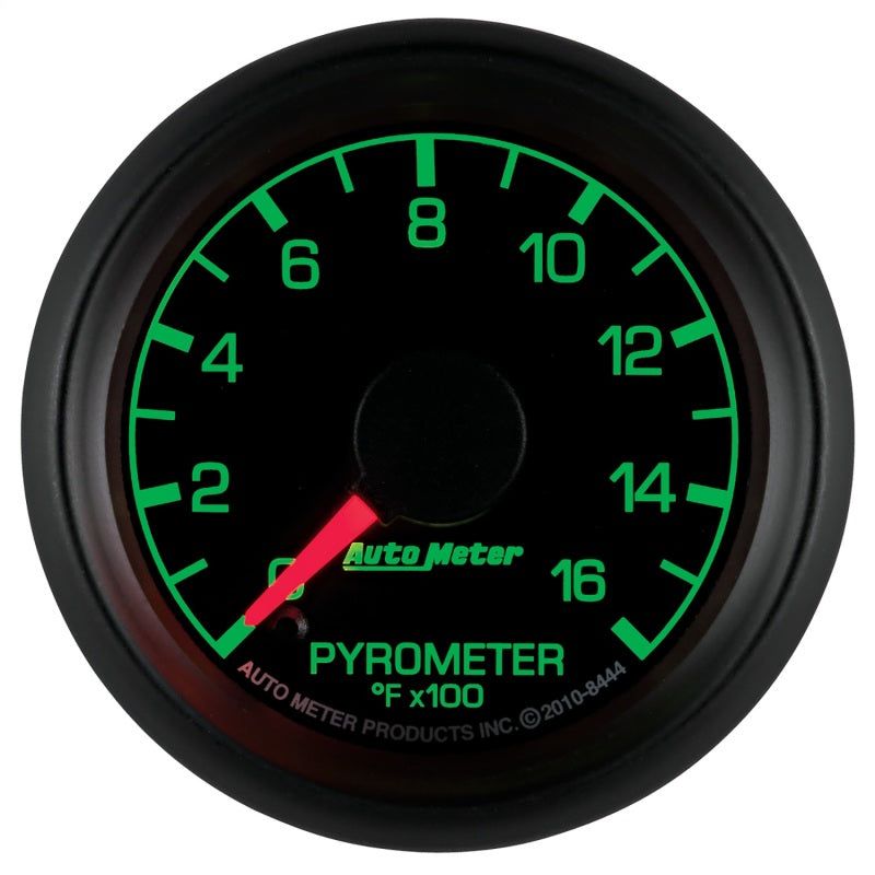 AutoMeter 8444 - ATM8444 - Autometer Factory Match Ford 52.4mm Full Sweep Electronic 0-1600 Deg F EGT/Pyrometer Gauge - Shipped in Europe - Tuningsupply.com