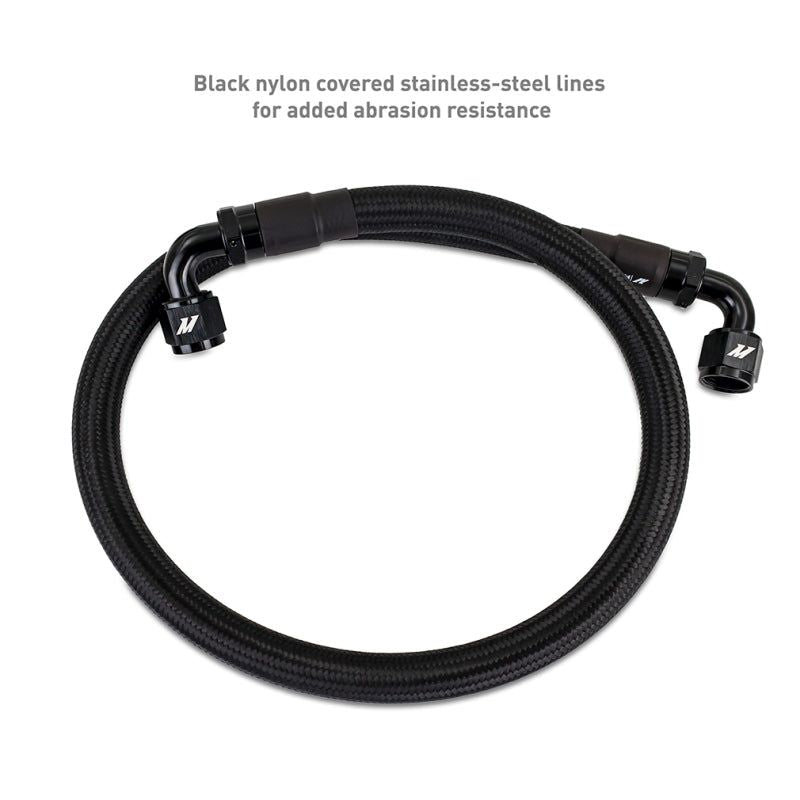 Mishimoto MMOC-BRZ-22TBK - MISMMOC-BRZ-22TBK - Mishimoto 22+ Subaru BRZ/Toyota GR86 Oil Cooler Kit Thermostatic - Black - Shipped in Europe - Tuningsupply.com