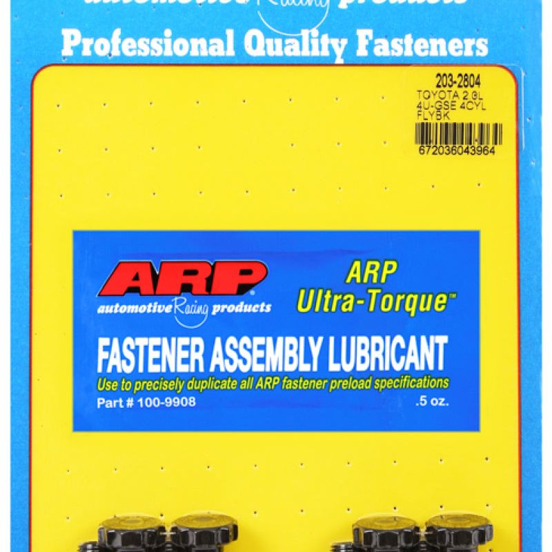 ARP 203-2804 - ARP203-2804 - ARP Toyota 2.0L 4U-GSE 4Cyl Flywheel Bolt Kit - Shipped in Europe - Tuningsupply.com