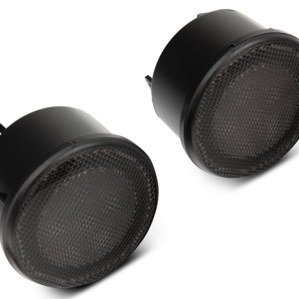 Raxiom J127017 - RAXJ127017 - Raxiom 07-18 Jeep Wrangler JK Axial Series LED Turn Signals w/ Halo (Smoked) - Shipped in Europe - Tuningsupply.com