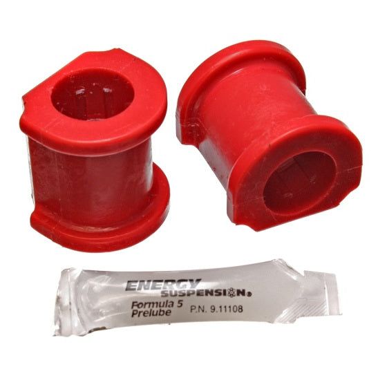 Energy Suspension 16.5133R - ENG16.5133R - Energy Suspension 01-05 Honda Civic/CRX / 02-05 Civic Si Red 1 inch Front Sway Bar Bushings - Shipped in Europe - Tuningsupply.com