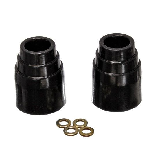 Energy Suspension 9.9143G - ENG9.9143G - Energy Suspension 3-1/8in Bump Stop Set - Black - Shipped in Europe - Tuningsupply.com