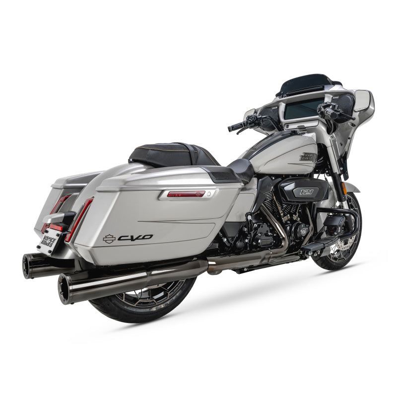Vance and Hines 16468 - VAH16468 - Vance & Hines 17-23 Harley-Davidson CVO/Touring Hi-Output Slip on Exhaust - Dark Chrome - Shipped in Europe - Tuningsupply.com