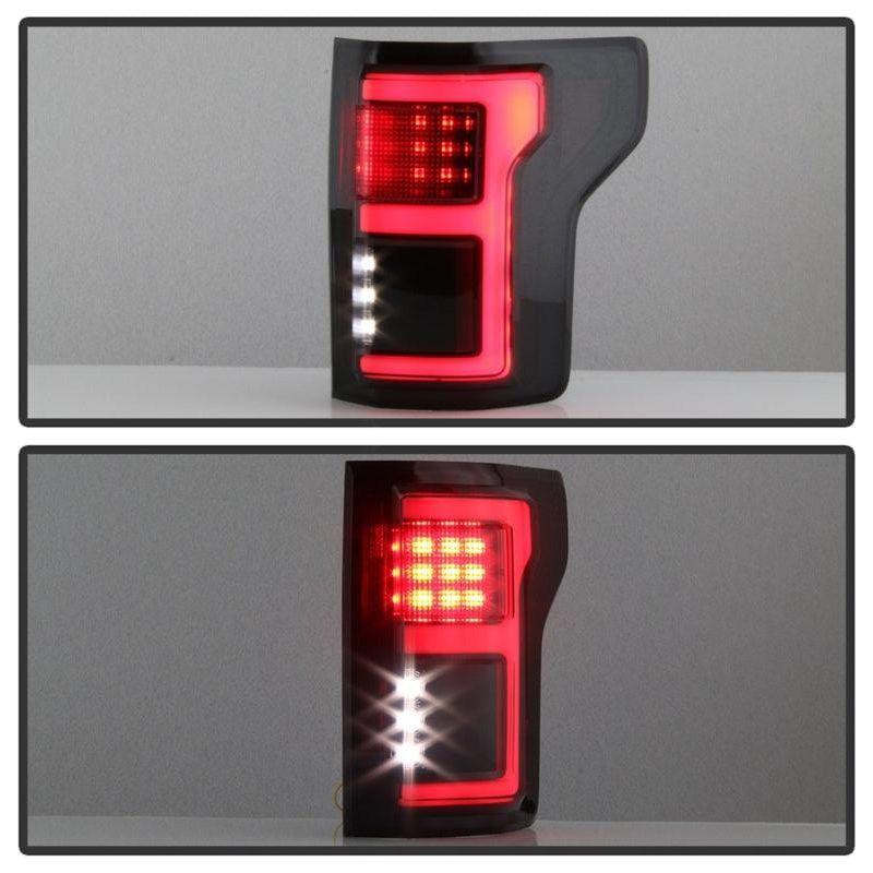 SPYDER 5085337 - SPY5085337 - Spyder 15-17 Ford F-150 LED Tail Lights (w/Blind Spot) - Black Smoke (ALT-YD-FF15015BS-LBLED-BSM) - Shipped in Europe - Tuningsupply.com