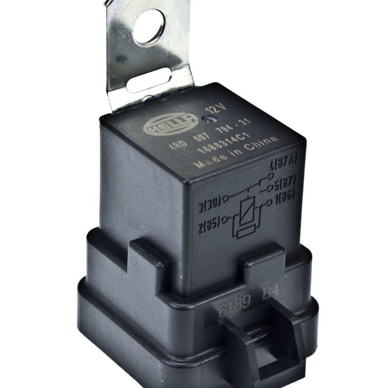 Hella LA007794311 - HELLA007794311 - Hella 12V 20/40 Amp SPDT RES Relay with Weatherproof Bracket - Single - Shipped in Europe - Tuningsupply.com