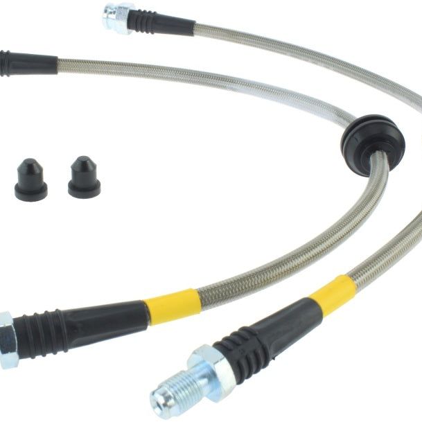 Stoptech 950.61504 - STO950.61504 - StopTech 07-09 Mazdaspeed3 / 04-07 Mazda 3 Stainless Steel Rear Brake Lines - Shipped in Europe - Tuningsupply.com
