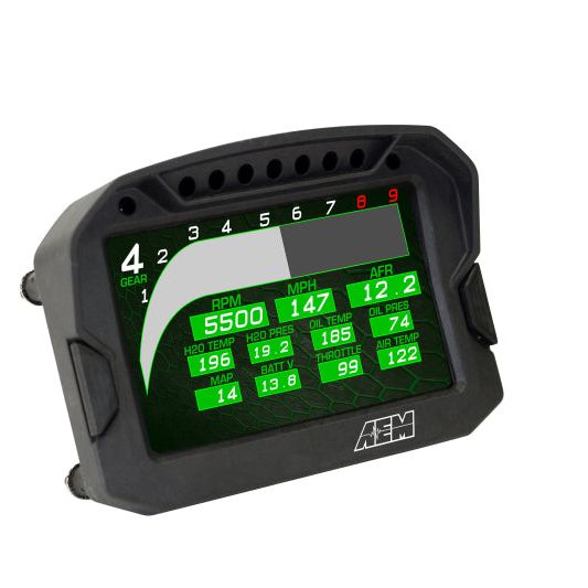 AEM 30-5602 - AEM30-5602 - AEM CD-5G Carbon Digital Dash Display w/ Interal 10Hz GPS & Antenna - Shipped in Europe - Tuningsupply.com