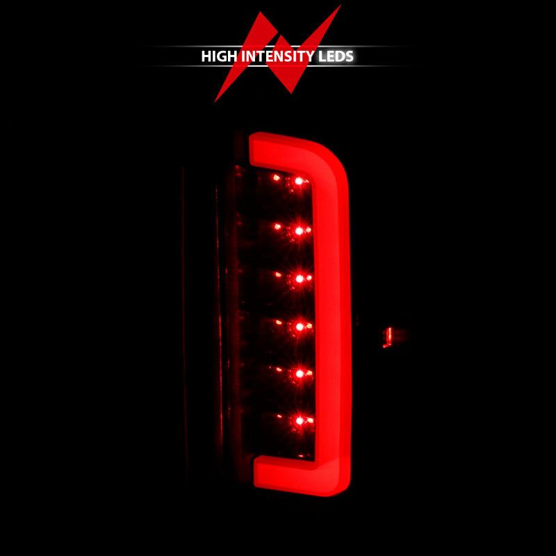 ANZO 311350 - ANZ311350 - ANZO 1987-1996 Ford F-150 LED Taillights Black Housing Clear Lens (Pair) - Shipped in Europe - Tuningsupply.com